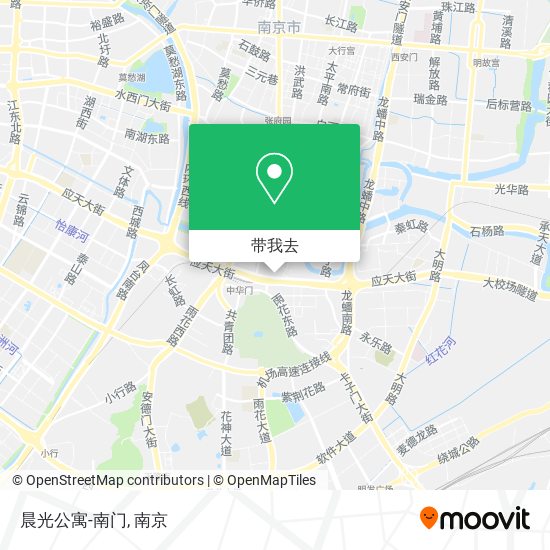 晨光公寓-南门地图