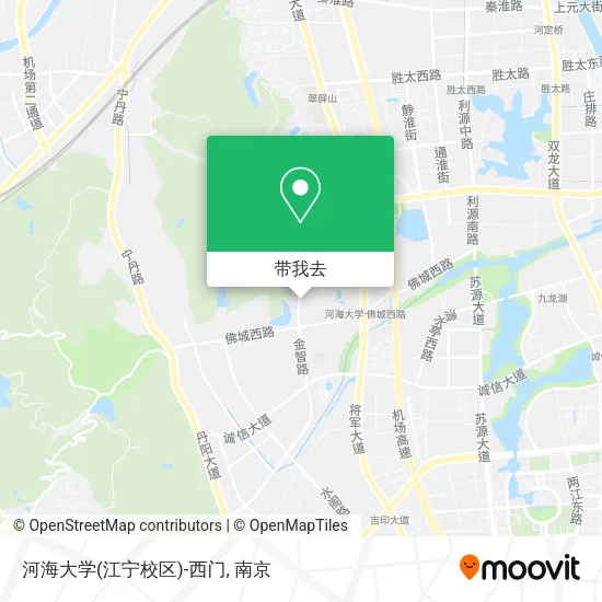 河海大学(江宁校区)-西门地图