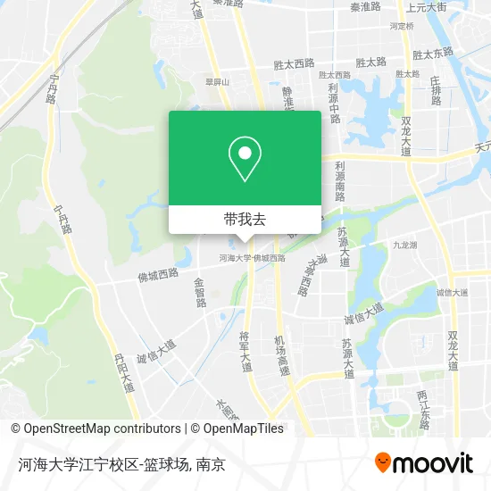 河海大学江宁校区-篮球场地图