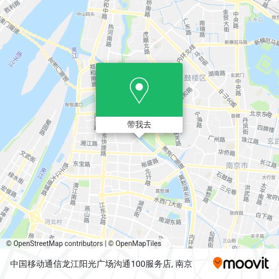 中国移动通信龙江阳光广场沟通100服务店地图