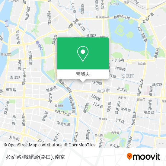 拉萨路/峨嵋岭(路口)地图