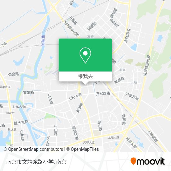南京市文靖东路小学地图