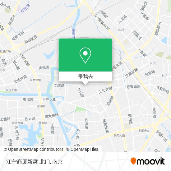 江宁商厦新寓-北门地图