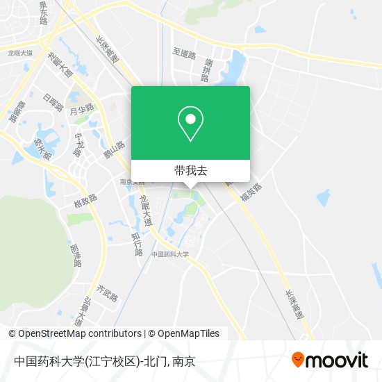 中国药科大学(江宁校区)-北门地图