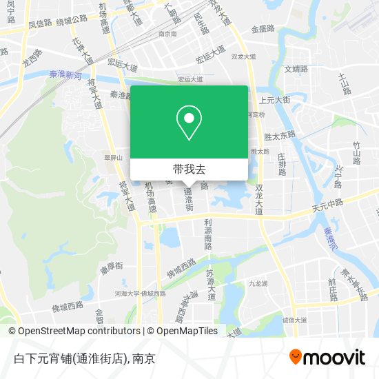 白下元宵铺(通淮街店)地图