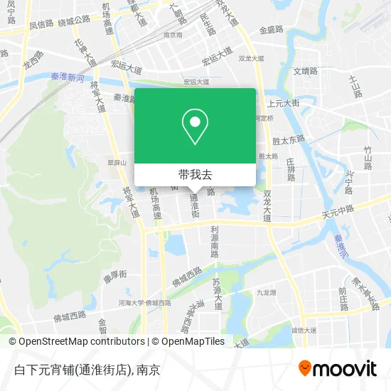 白下元宵铺(通淮街店)地图