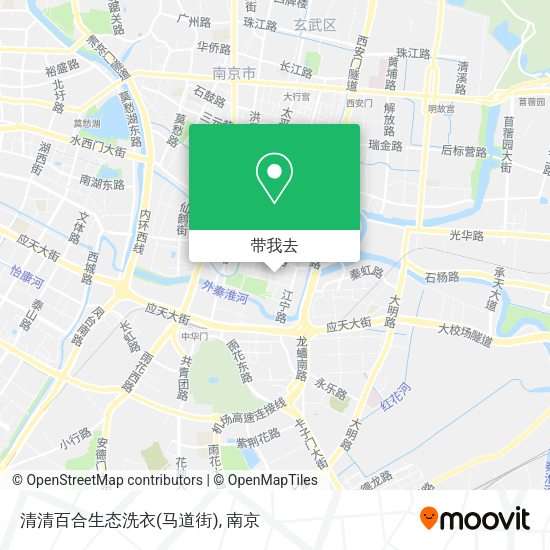 清清百合生态洗衣(马道街)地图
