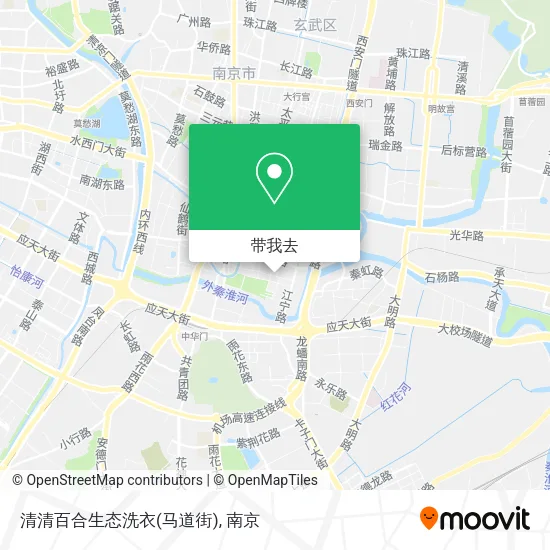 清清百合生态洗衣(马道街)地图