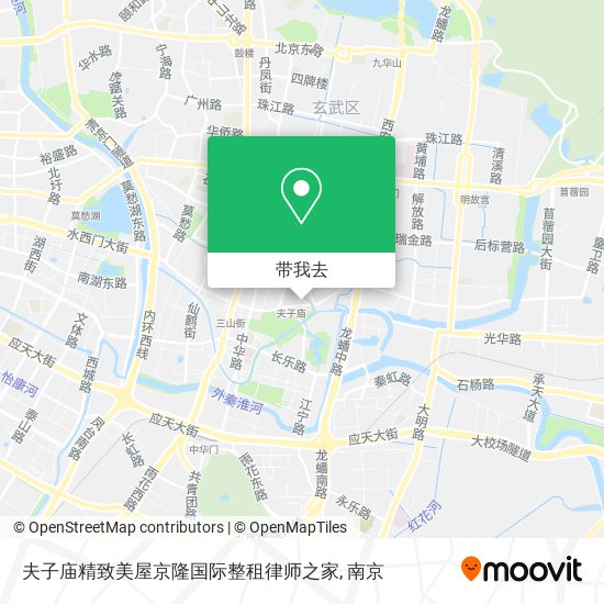 夫子庙精致美屋京隆国际整租律师之家地图