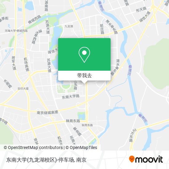 东南大学(九龙湖校区)-停车场地图