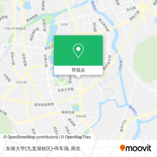 东南大学(九龙湖校区)-停车场地图