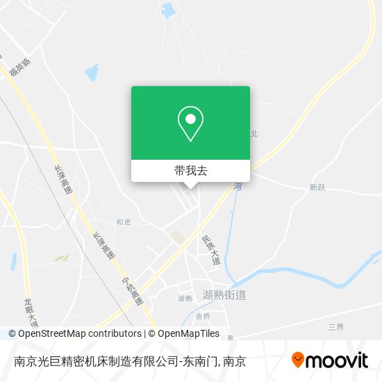 南京光巨精密机床制造有限公司-东南门地图