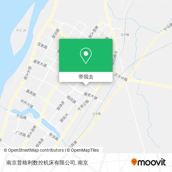 南京普格利数控机床有限公司地图