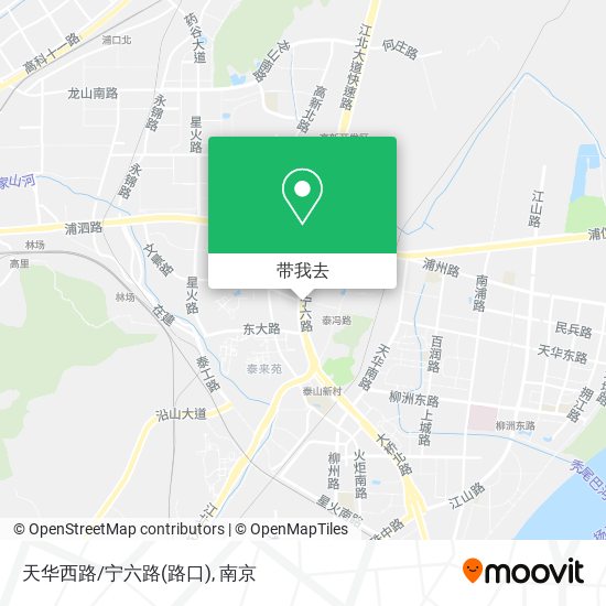 天华西路/宁六路(路口)地图