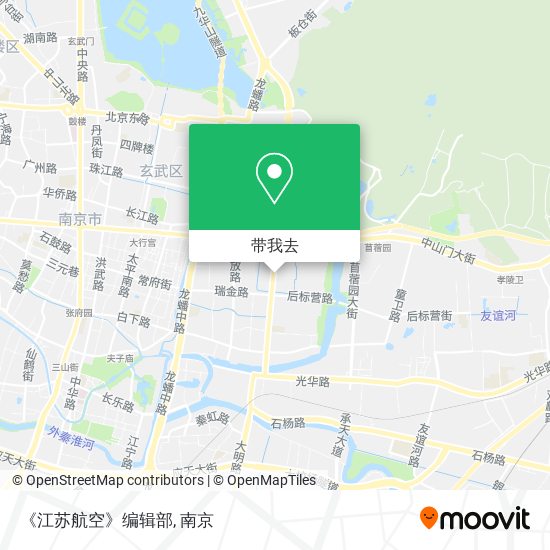 《江苏航空》编辑部地图