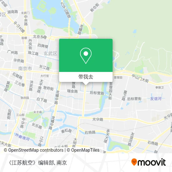 《江苏航空》编辑部地图