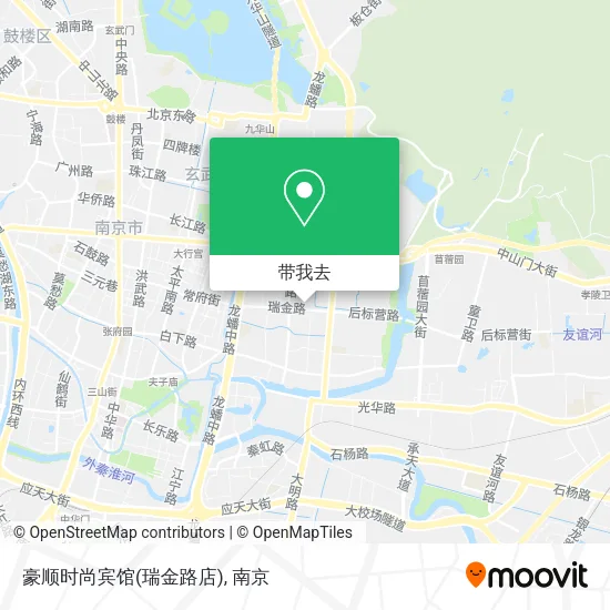 豪顺时尚宾馆(瑞金路店)地图