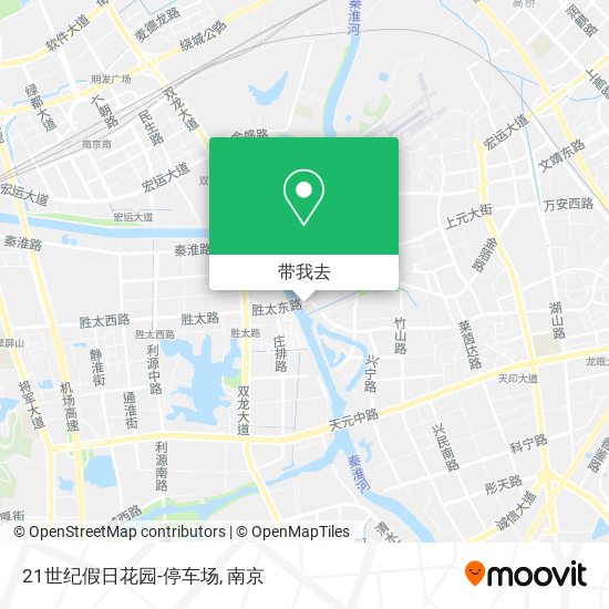 21世纪假日花园-停车场地图