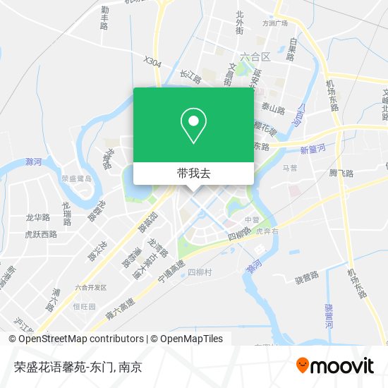 荣盛花语馨苑-东门地图