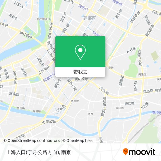 上海入口(宁丹公路方向)地图