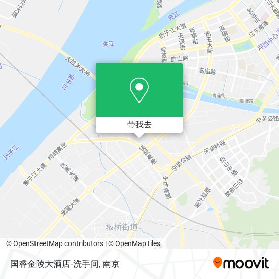 国睿金陵大酒店-洗手间地图
