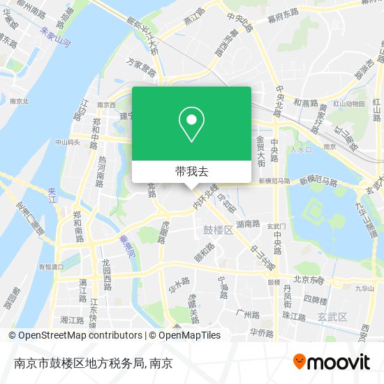 南京市鼓楼区地方税务局地图