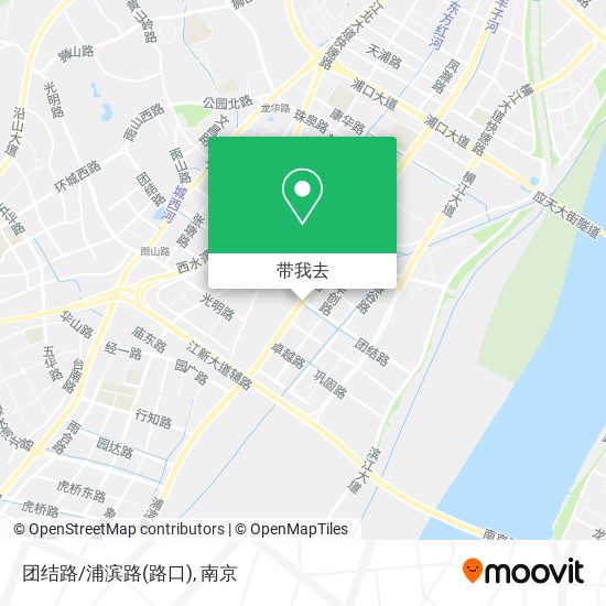 团结路/浦滨路(路口)地图