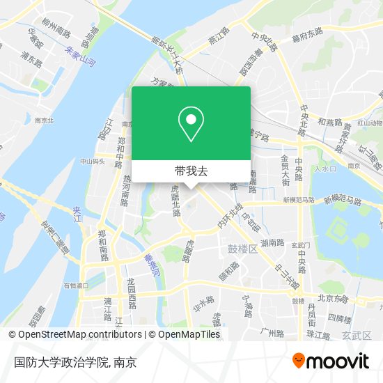 国防大学政治学院地图