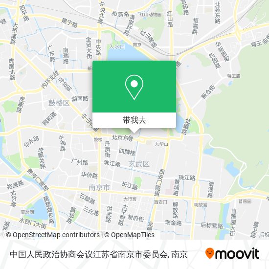 中国人民政治协商会议江苏省南京市委员会地图