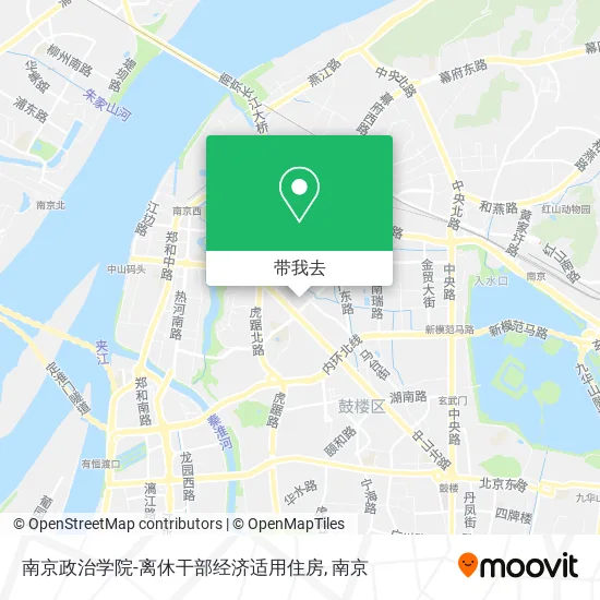 南京政治学院-离休干部经济适用住房地图