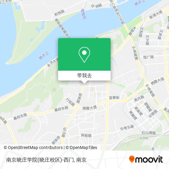 南京晓庄学院(晓庄校区)-西门地图