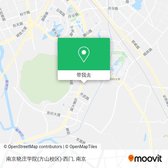 南京晓庄学院(方山校区)-西门地图