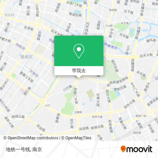 地铁一号线地图