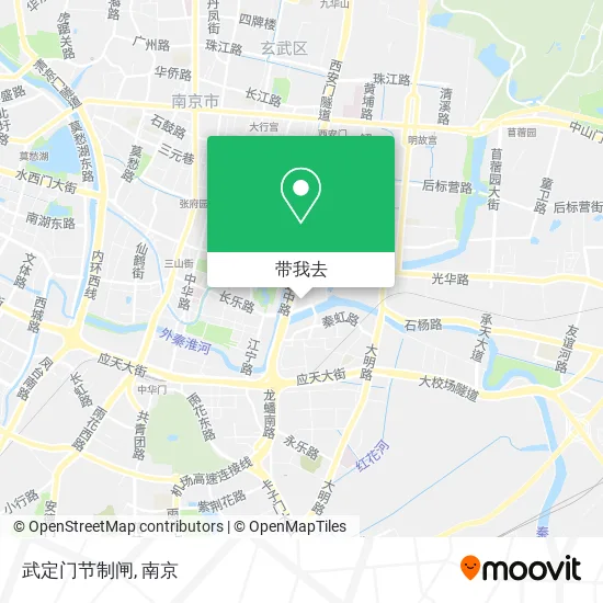 武定门节制闸地图