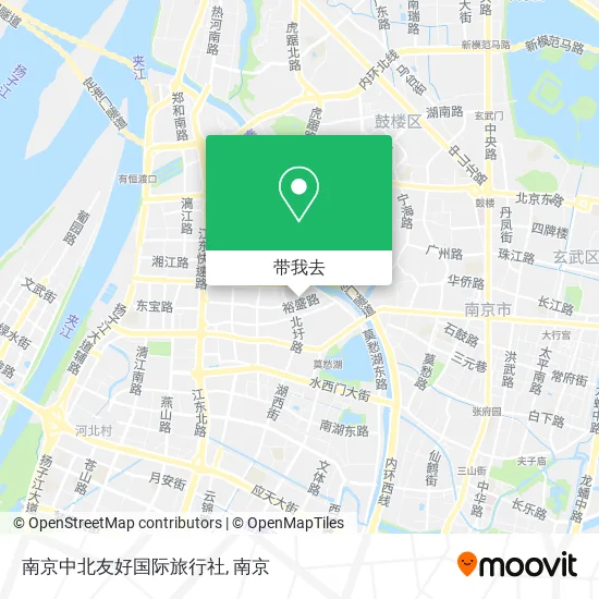 南京中北友好国际旅行社地图