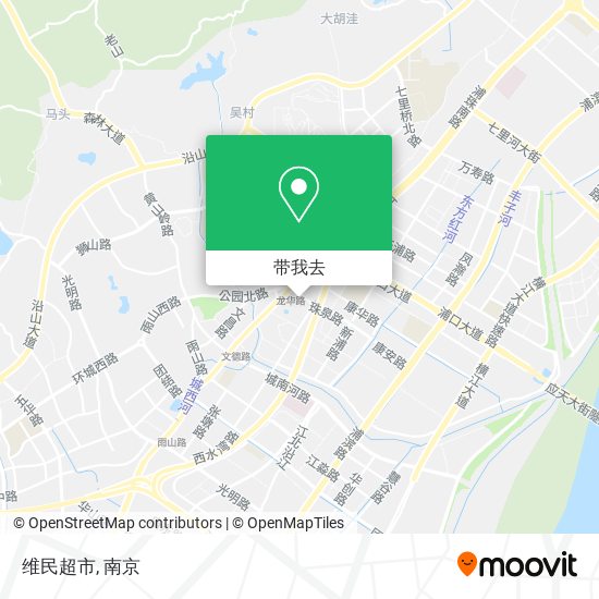 维民超市地图