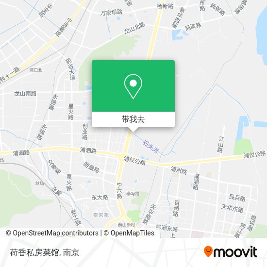 荷香私房菜馆地图
