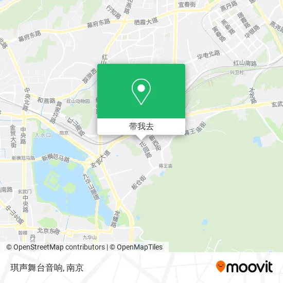 琪声舞台音响地图