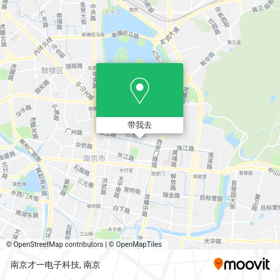南京才一电子科技地图