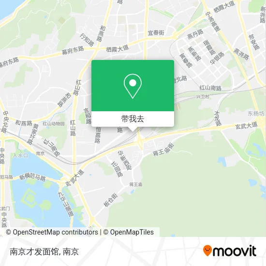 南京才发面馆地图