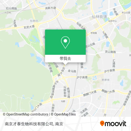南京才泰生物科技有限公司地图
