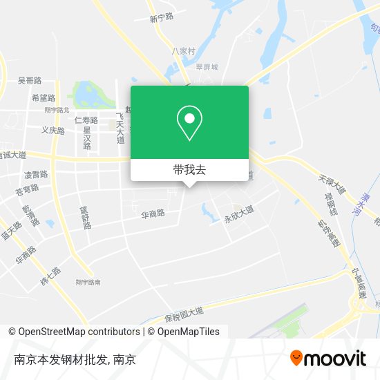 南京本发钢材批发地图