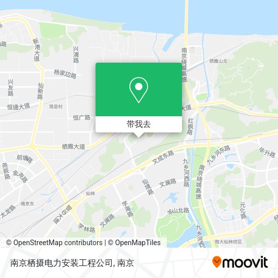 南京栖摄电力安装工程公司地图