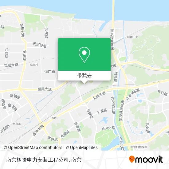 南京栖摄电力安装工程公司地图
