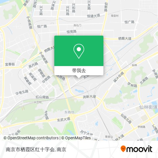 南京市栖霞区红十字会地图