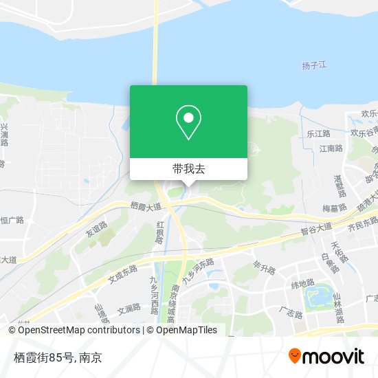 栖霞街85号地图