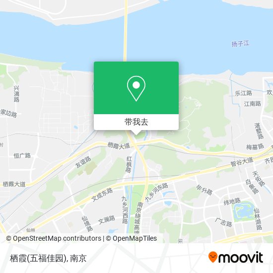 栖霞(五福佳园)地图