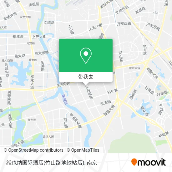 维也纳国际酒店(竹山路地铁站店)地图