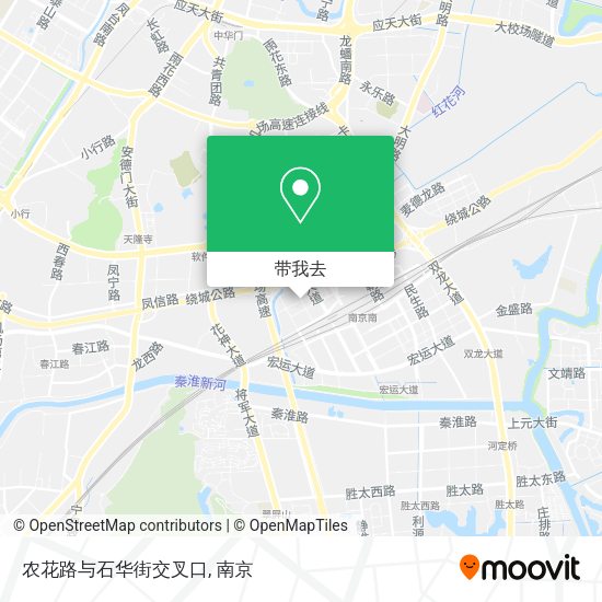 农花路与石华街交叉口地图