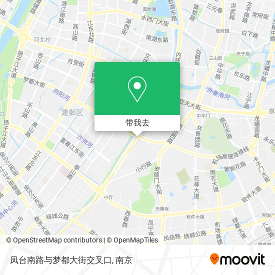 凤台南路与梦都大街交叉口地图